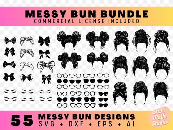 A Designer's Review of the Messy Bun SVG Bundle