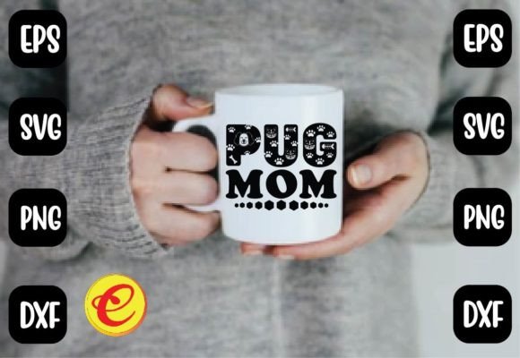 A Designer's Take on the 'Pug Mom Crafts' Embroidery Design