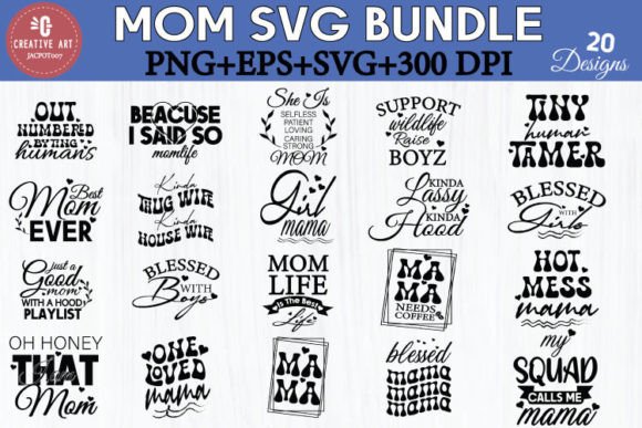 A Designer’s Review of the Mother & Mama SVG Bundle