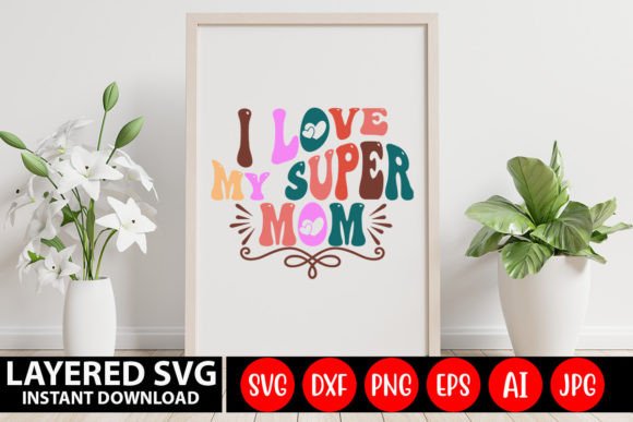 A Retro 'Super Mom' Design for Modern Embroidery